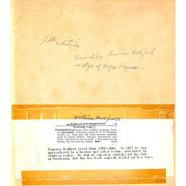 Traditional "Sketches After English Landscape Painters" 1850 Marvy, L. For Sale - Image 3 of 15