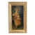 Antique Oil Portrait Young Woman European Lady Gilt Frame 19th Century For Sale