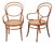 Antique Bentwood Webbing Chairs by Jacob & Josef Kohn for Wiener Werkstätte, Austria, 1890s, Set of 2 For Sale