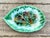 Mid 20th Century Vintage English Majolica Leaf Plate For Sale - Image 5 of 12
