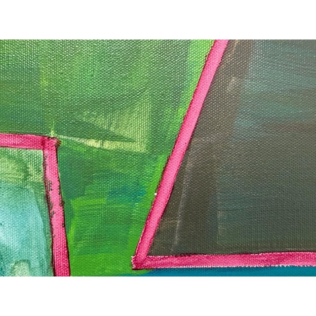 Abstract Acrylic on Canvas, Circa 2009 For Sale - Image 4 of 12
