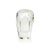 Contemporary Chiasso 5" Tall Crystal Cut Glass Vase, Clear For Sale - Image 3 of 3