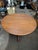 Vintage Oak Round Pedestal Dining Table With Claw Feet For Sale - Image 10 of 10
