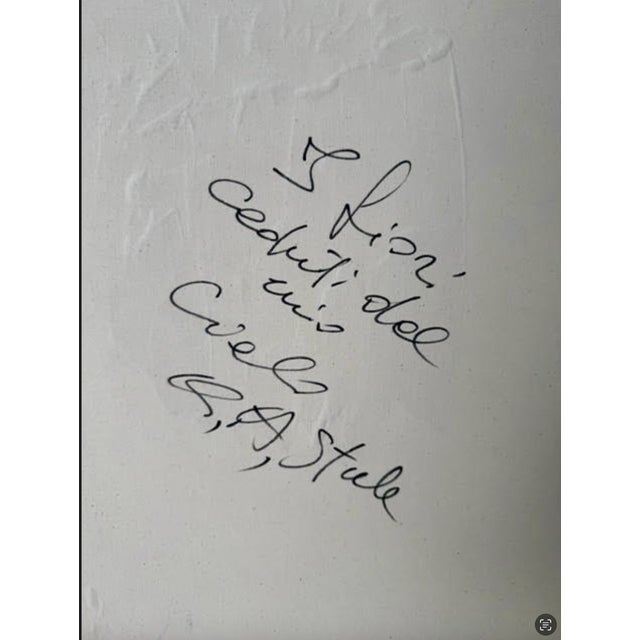 Armando Stula, Flowers, Oil Painting on Canvas, 1960s For Sale - Image 7 of 11