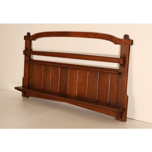 Mission Antique Gustav Stickley Mission Oak Plate Rack #903 For Sale - Image 3 of 18