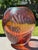 1980s Iridescent Sparkle Air Trap Bubble Vein Art Glass 6.5" Vase Signed '80 For Sale - Image 12 of 18