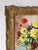 1970s Vintage Floral Still Life Oil Painting on Canvas – Framed For Sale - Image 5 of 12