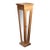 Wooden Mirrored Storage Pedestal For Sale