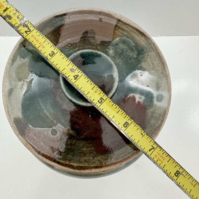 Beautiful handcrafted studio pottery lidded jar by Pacific Northwest potter Dan Ogburn of La Grande, Oregon. Wheel thrown...