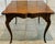 Vintage French Country Carved Burlwood Top Game & Dining Table – Ideal for Mahjong or Breakfast Nook For Sale - Image 4 of 10