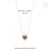 Blue Sapphire Diamond Sacred Heart Sunburst Pendant Necklace in 14k Yellow Gold For Sale - Image 10 of 16
