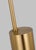 Modern ED Ellen DeGeneres by Visual Comfort Studio Lune Table Lamp, Burnished Brass For Sale - Image 3 of 5