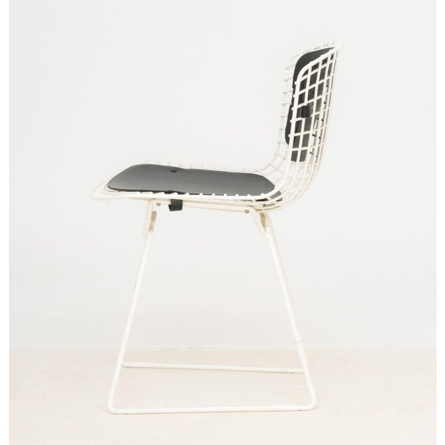 Late 20th Century Harry Bertoia Style Vintage Modern Wire Side Chair For Sale - Image 5 of 6
