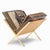 Brass Aerin Collette Cane Magazine Rack, Brand New For Sale - Image 8 of 8