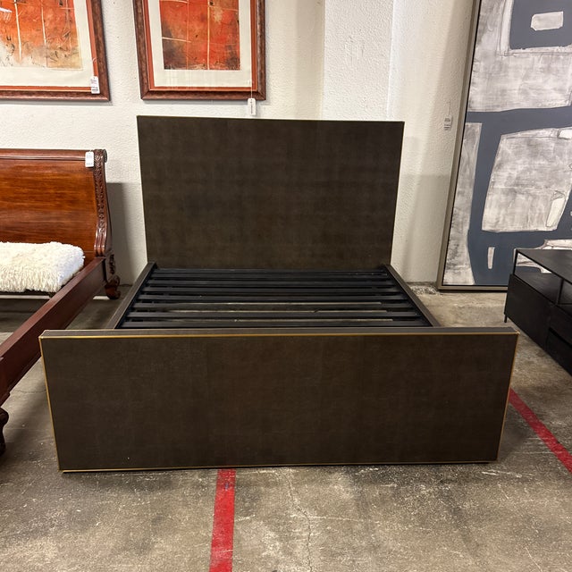 Design Plus Gallery presents the California King Smythson Platform Bed by Van Thiel & Co. for Restoration Hardware. Part...