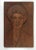 Vintage Folk Art Relief Portrait Wood Carving of Woman For Sale - Image 4 of 4