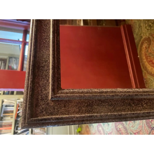 1970s Contemporary Mirror From Paris Plain Glass For Sale - Image 4 of 5