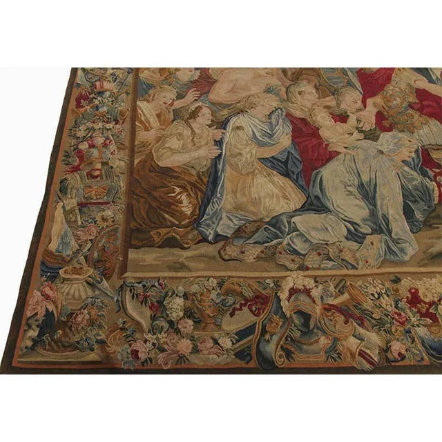 17th Century Recreation Marcus De Vos Alexander in Darius Tent Tapestry For Sale - Image 9 of 12