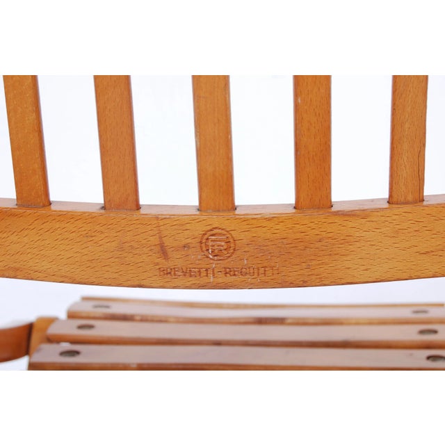 Set of Children's Folding Chairs from Fratelli Reguitti For Sale - Image 9 of 12