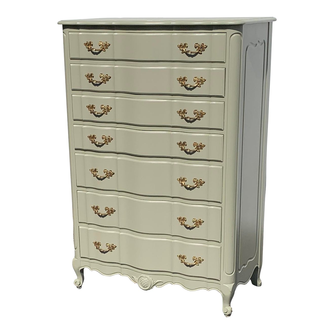 1960s French Provincial Highboy Dresser Chairish