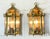 Vintage Solid Brass Wall Sconces / Hall Lanterns by Lamp Art-Italy - a Pair For Sale - Image 4 of 18
