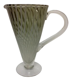 Murano Glass a Canna Cocktail Pitcher