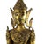 Thai Artist, Standing Buddha, 1800s, Bronze and Gold Leaf For Sale - Image 3 of 11