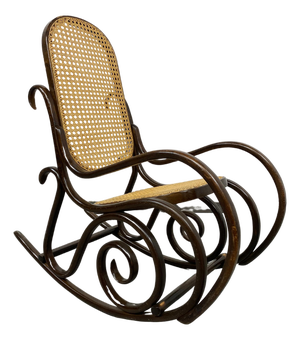 Small No. 10 Children's Rocking Chair attributed to Thonet, 1930s