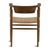 Outdoor Indoor U-Back Woven Seat Mid-Century Coastal Dining Chair For Sale - Image 4 of 14