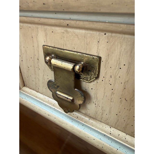 Mid 20th Century Dixie Furniture Shangri-La Chinoiserie Dresser + Mirror For Sale In San Francisco - Image 6 of 12