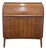 Mid 20th Century Swedish Modern Teak Roll Top Desk With Fitted Compartment For Sale