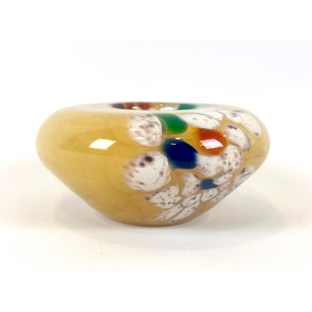 Mid-Century Modern Vintage Art Glass Candleholder from Kaspar Silesia, 1960s For Sale - Image 3 of 8