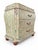 French Provincial French Provincial Hand Painted Chest of Drawers — Distressed Celadon Finish For Sale - Image 3 of 9