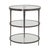 Level up your decor game with the Vienna Three Tier End Table - Glass &amp; Gunmetal. This round beauty offers three tiers...