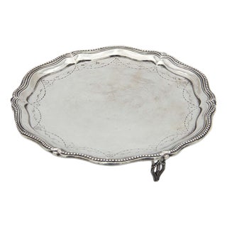 Silver Ticket Box with Reliefs For Sale
