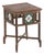 Vintage Indian Teakwood and Tile Side Table For Sale