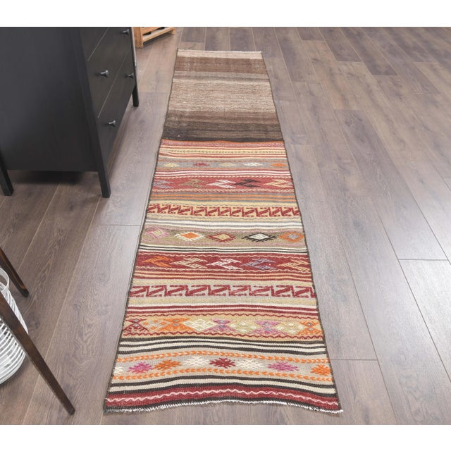 Vintage Turkish Hand-Knotted Rug is a semi-Vintage rug. '70s Eastern region of Turkey's unique rug is perfectly hand-...