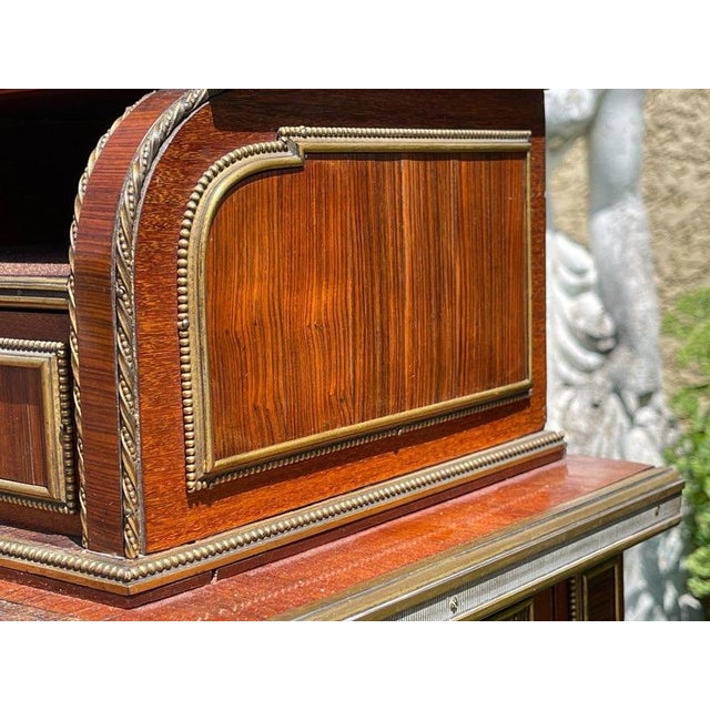 Wood Small Louis Xvi Style Desk For Sale - Image 7 of 13