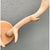 Mid-Century Modern Vintage Carved Wood Antler Wall Mount For Sale - Image 3 of 12