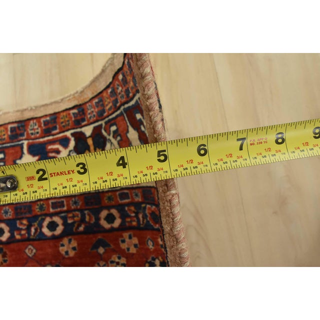 Gabbeh Rug 4’1” X 6’6” Beige Wool Vintage Tribal Hand-Knotted Oriental Carpet For Sale - Image 11 of 13