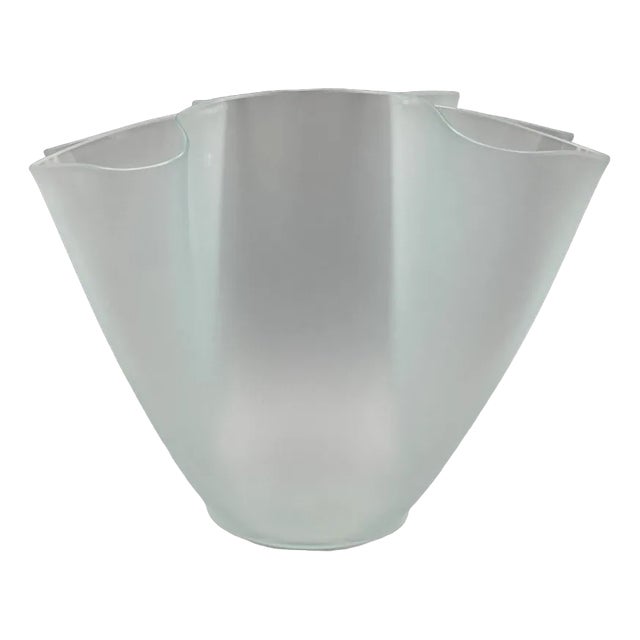 Mouth-Blown Cartoccio Vase by Pietro Chiesa for Fontana Arte, Italy For Sale