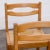 1960s Maison Regain Brutalist Elm + Rush Dining Chairs - Set of 6 Available, Sold as Pairs For Sale In Los Angeles - Image 6 of 8
