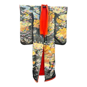 Vintage Hand-Painted Japanese Wedding Kimono