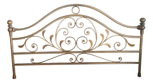 Lacquered Wrought Iron Footboard, 1950s