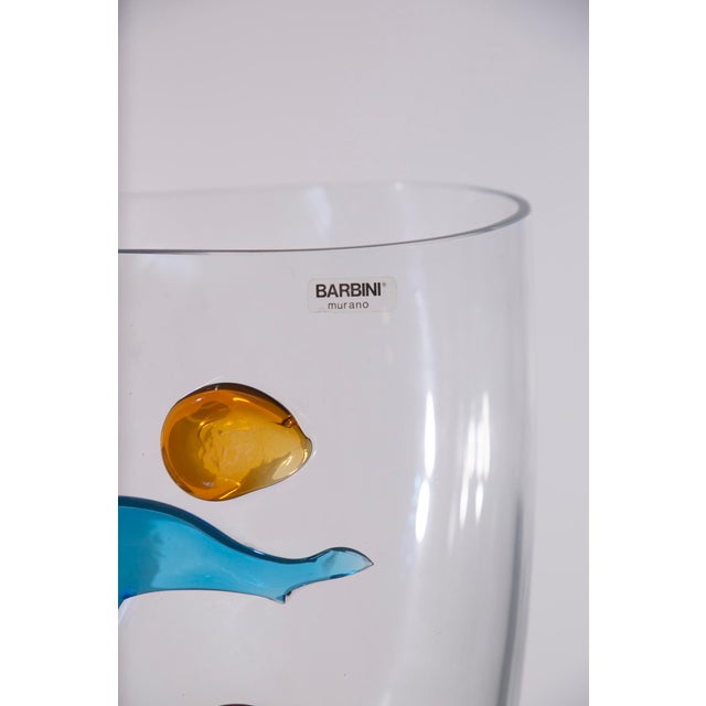 Postmodern Murano Glass Vase from Alfredo Barbini, 1990s For Sale - Image 6 of 9