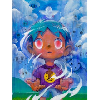 Abba Father by Felix Abcede (2025) , Acrylic on Canvas For Sale
