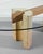 Mid-Century Modern Vintage Dining Table with Oval Glass Top and Wood-Concrete Legs by Giovanni Offredi for Saporiti, 1970s For Sale - Image 3 of 7