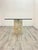 Glass Vintage Marble Dining Table For Sale - Image 7 of 9