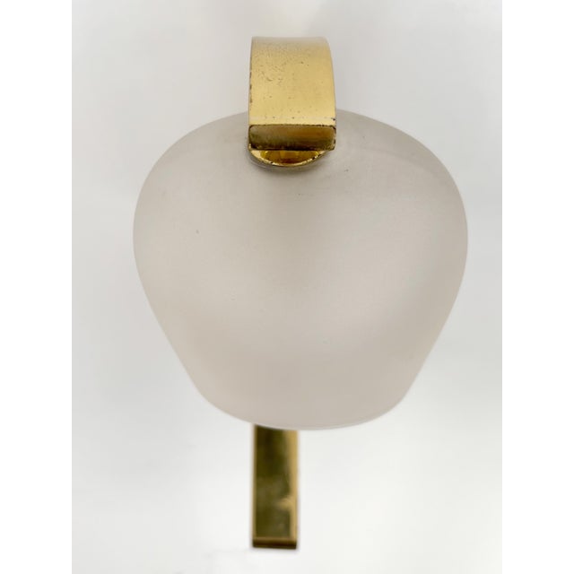 Glass and Brass Wall Lamps by Pietro Chiesa for Fontana Arte, Italy, 1940s, Set of 2 For Sale - Image 17 of 18