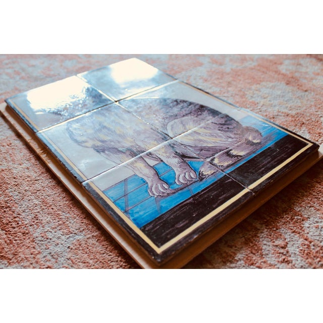 Antique Delft Tile Cat: A Six Tile Panel For Sale - Image 12 of 12